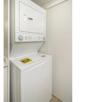 Washer/dryer in every unit